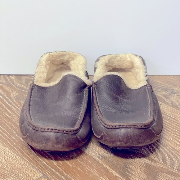 Ugg Leather Slippers - Picture 1 of 4